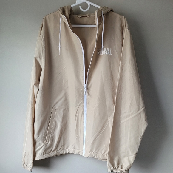 Revival Is In The Air Hooded Zip-up Windbreaker  Unisex XXL Independent Trading - Picture 6 of 16